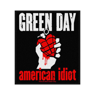 Green Day - American Idiot Official Standard Patch ***READY TO SHIP from Hong Kong***